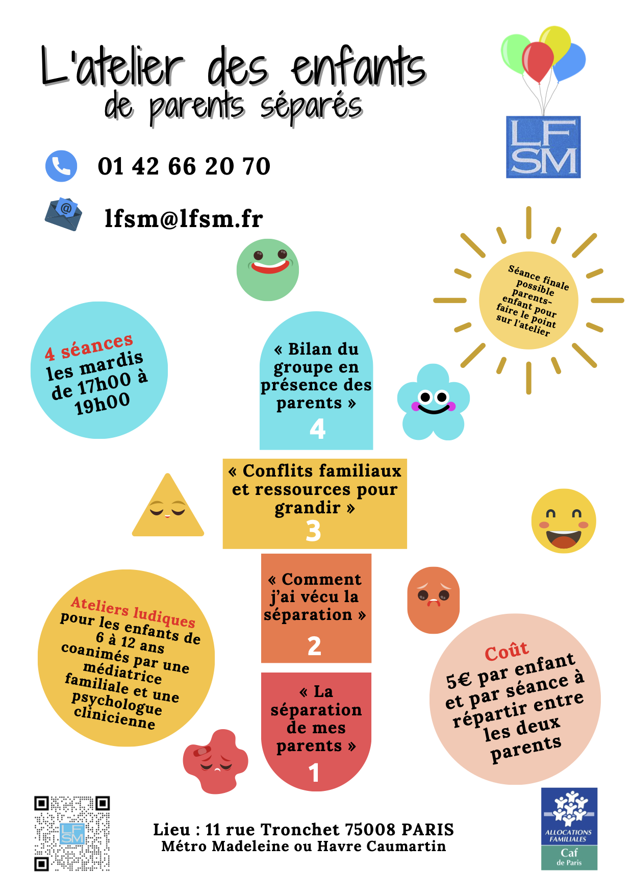 L'Atelier des enfants de parents séparés - Ligue Française pour la